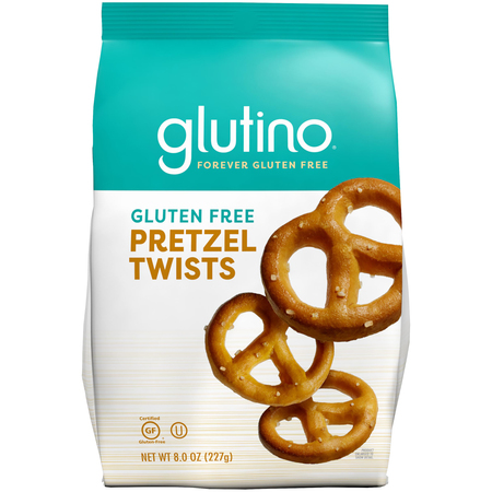 GLUTINO Glutino Gluten Free Pretzel Twists 8 oz. Pack, PK12 04008